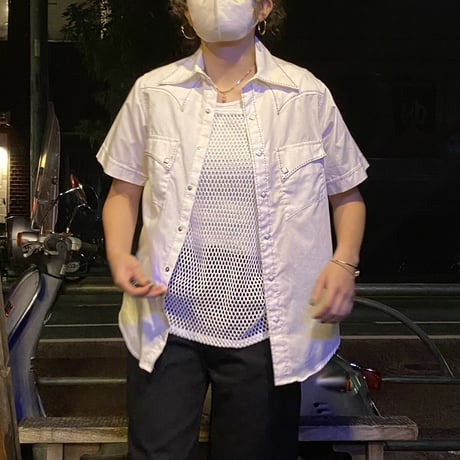 [USED] vintage  ROCK MOUNT S/S ウエスタンshirt