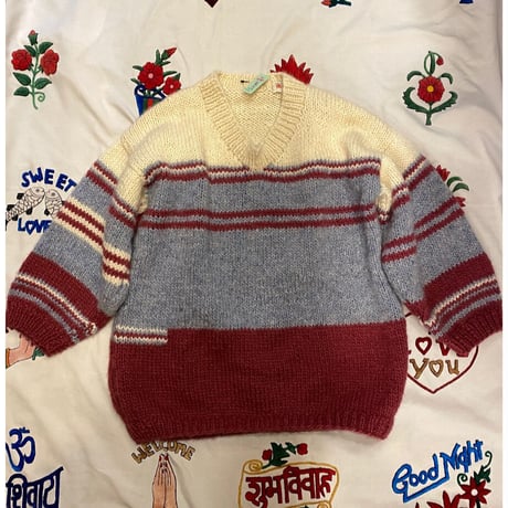 [USED] ざっくりVネックニット🧶
