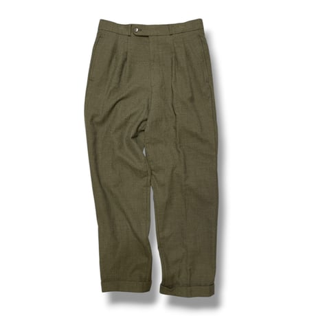 [USED]  春WOOL 2タック スラックス