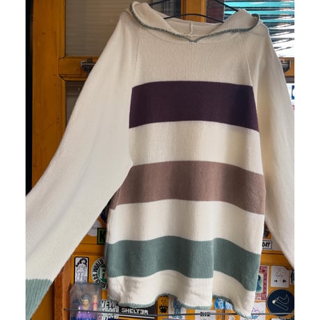 [USED] COTTON ニット フーディ