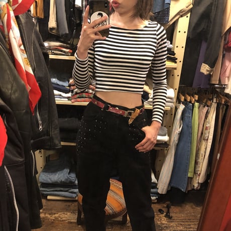 [USED] oh!gal♡ボーダーショートTOPS