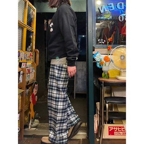 [USED] チェックネル パジャマPANTS