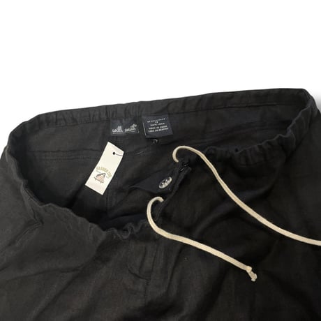 [USED] willi smith BLACK LINEN PANTS
