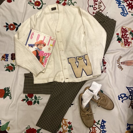 [USED] ワッペン付♡ニットカーディガン