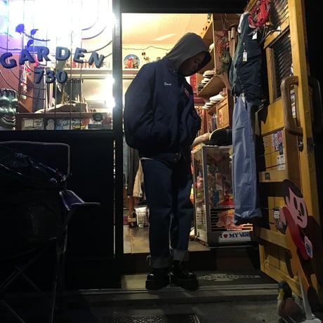 [USED] made in U.S.A. 星条旗ワッペン付きジャンパー