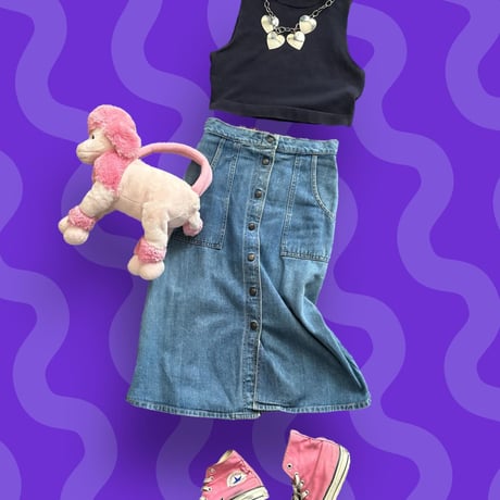 [USED] ハイネック ショート丈TOPS