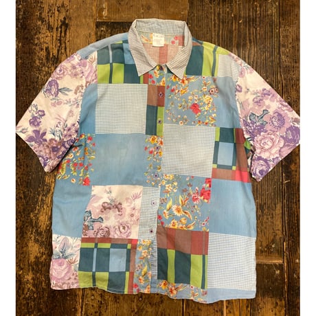［USED］パッチワーク風SHIRTS♡