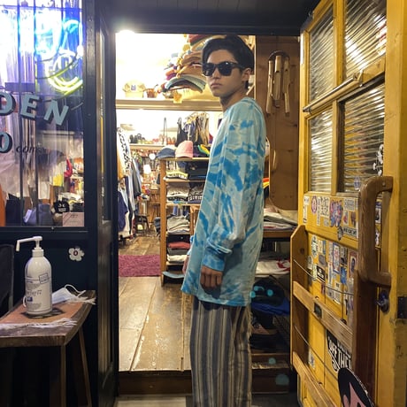 [USED] タイダイ ロンTee / BLUE