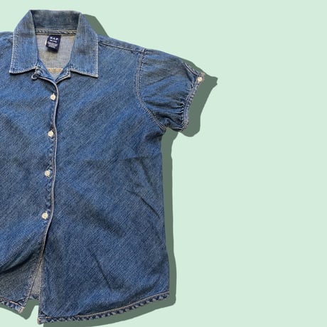 [USED] GAP パフスリーブ DENIM SHIRTS