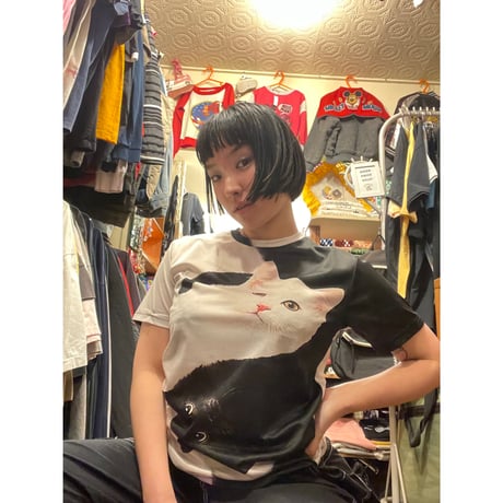 [USED] インにゃん🐈‍⬛🐈☯️ POLY Tee