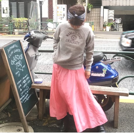 [USED] OLD  カレッジプリントスエット