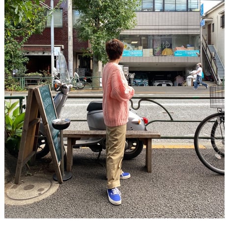 [USED] PINK💓ケーブルニット