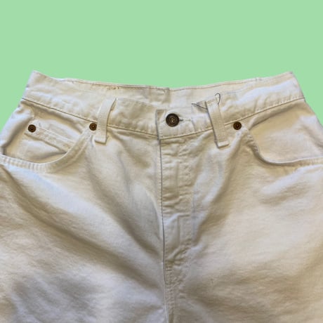 [USED]  Levis  Orenge tab WHITE DENIM ショーツ🤍