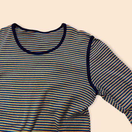 [USED] マルチボーダーちびロンTee！