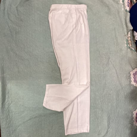 [USED] LINEN TUCK PANTS！