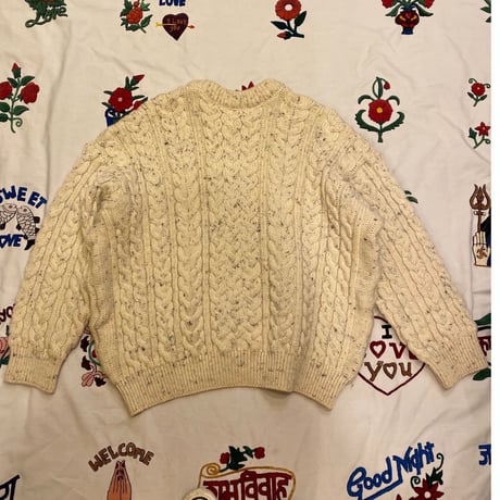 [USED] 霜ふり　肉厚ケーブルニット