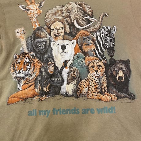 [USED]  90‘s Animalプリントtee 🐻