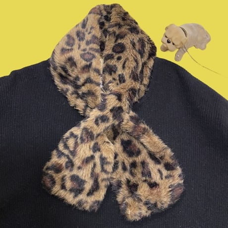 [USED] フェイクファー🐆🤎マフラー