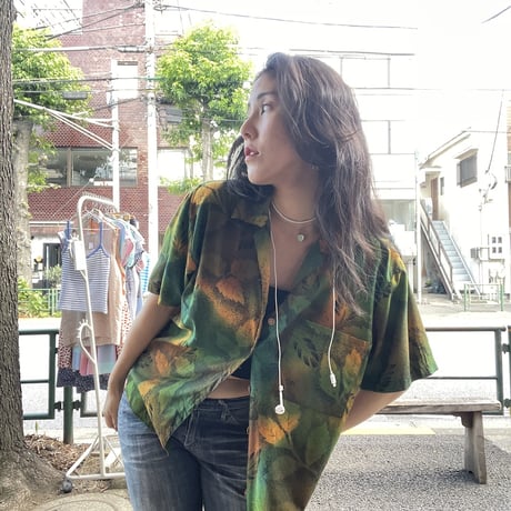 [USED] good nature レーヨンシャツ