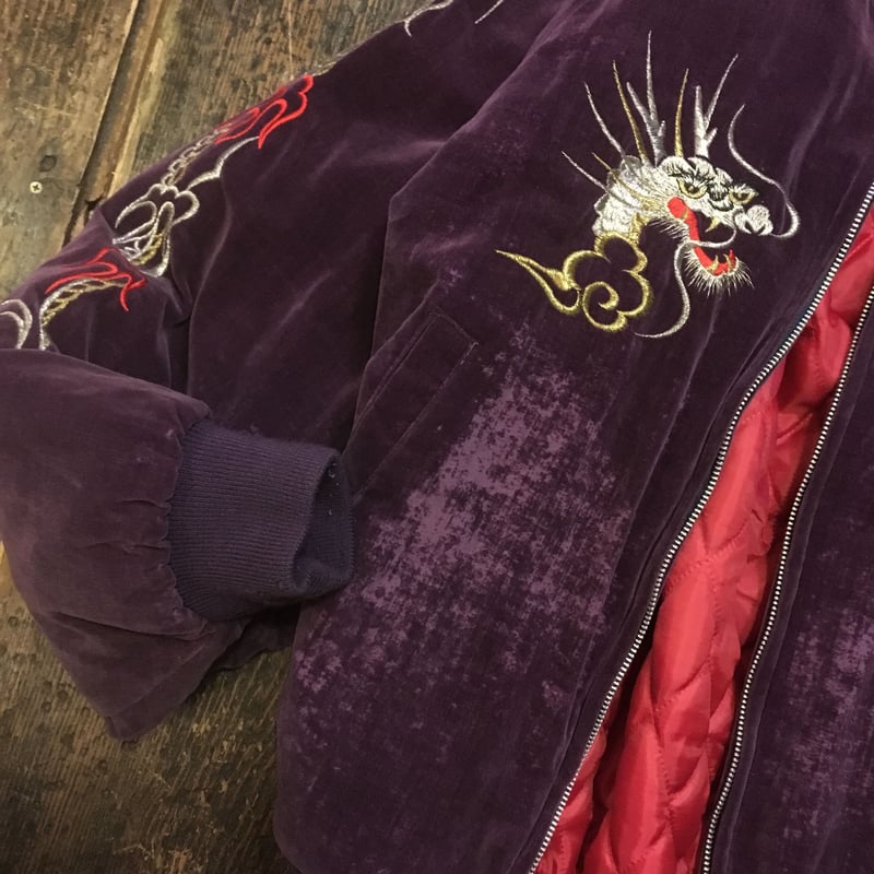 USED] ベロアスカジャン パープル | garden730