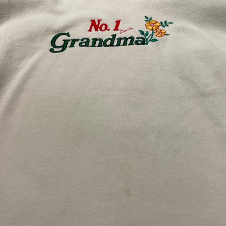 [USED]  NO1.Grandma🌼 襟付きSWEAT