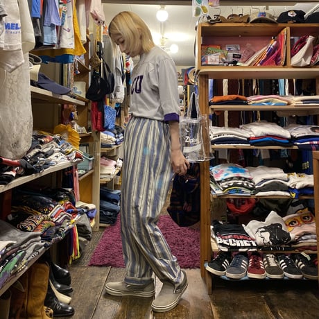 [USED] VINTAGE ストライプパジャマPANTS♡