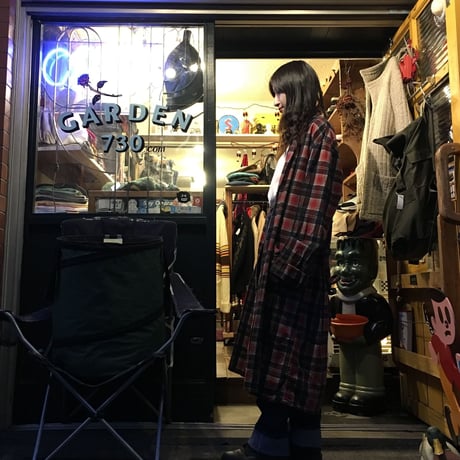 [USED] 60~70's  vintage LONG ネルガウン