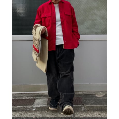 [USED] vintage L.L.BEAN ❤️シャモアクロスシャツ