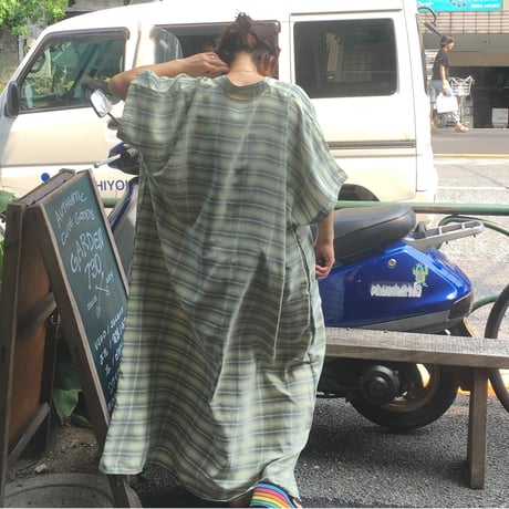 [USED] ポンチョ風ワンピース