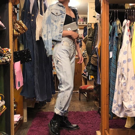 [USED]80's Levi's ブリーチデニム Lady's size