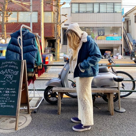 [USED] ニット編み総レーススカート