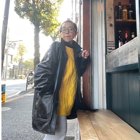 [USED] リアルレザーCAR COAT