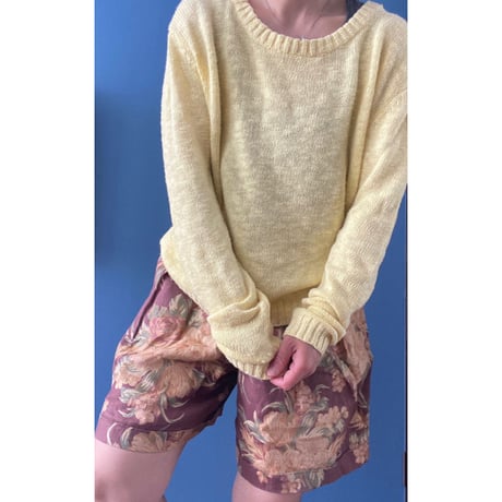 [USED] Lauren  花柄LINEN Shorts