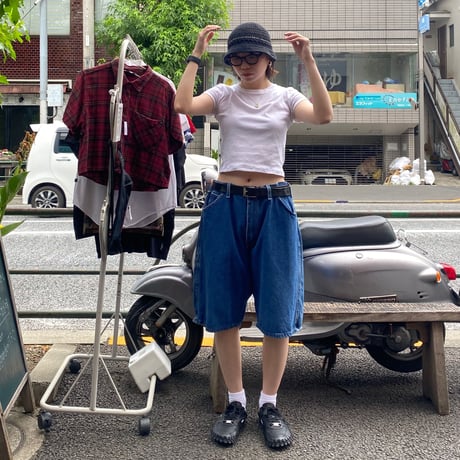 [USED] Dickies セルフォンポケット DENIM Shorts
