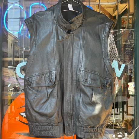 [USED] 2WAY ブラックレザーJKT