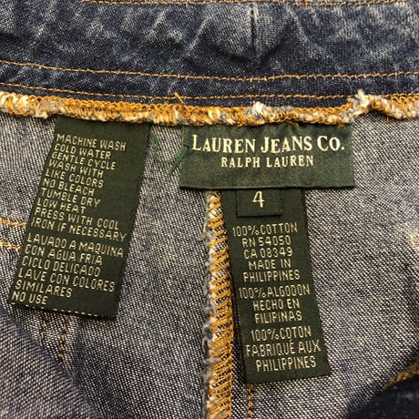 [USED] LAUREN JEANS クロップドデニムパンツ