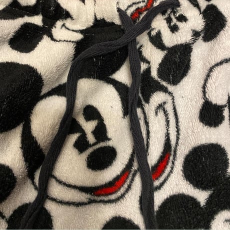 [USED] ミッキー総柄フリースパンツ