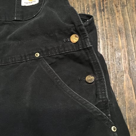 [USED] Carhartt BLACK ダック地 オーバーオール