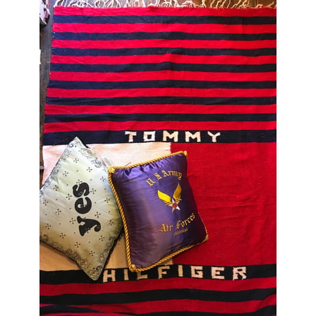 [USED] TOMMY HILFIGER 大判 ラグ 125cm×200cm