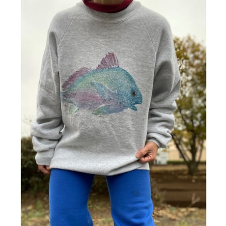 [USED]  さかな🐠プリントスエット 💙