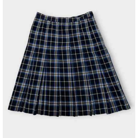 [USED]夏仕様のチェック柄 プリーツスカート