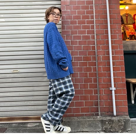 [USED] NEL CHECK  パジャマパンツ