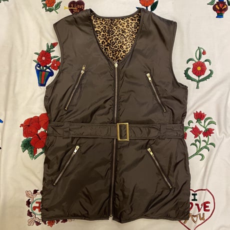 [USED] REVERSIBLE LONG VEST♡