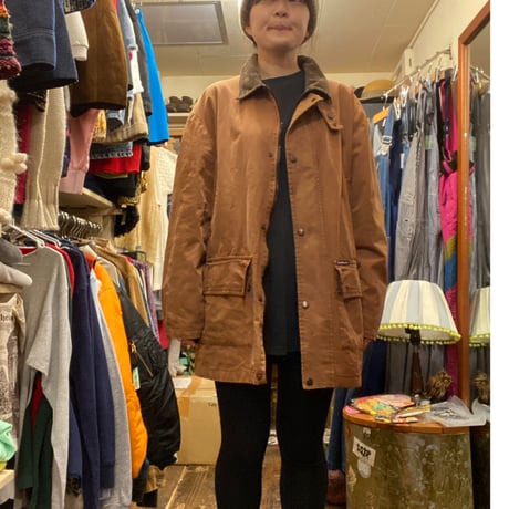 [USED] オイルド JKT ／ブラウン