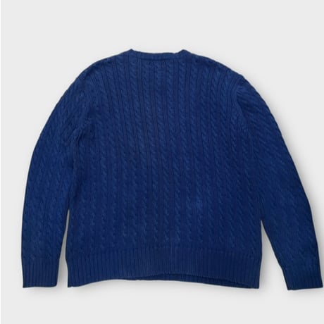 [USED] “LAUREN “RALPH LAUREN COTTON KNIT！