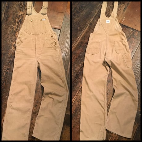 [USED] VINTAGE Leeコーデュロイオーバーオール
