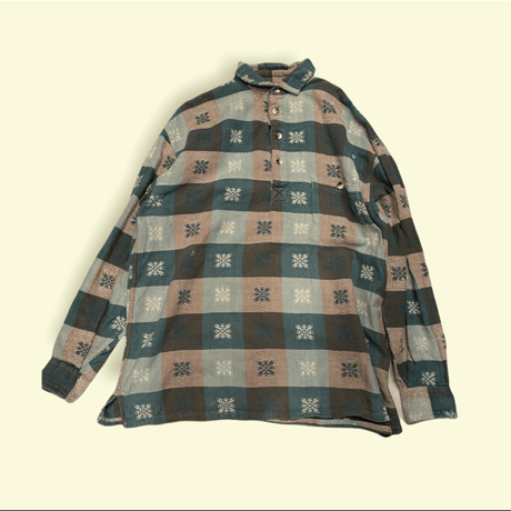 [USED] ヘビーネル グランパシャツ