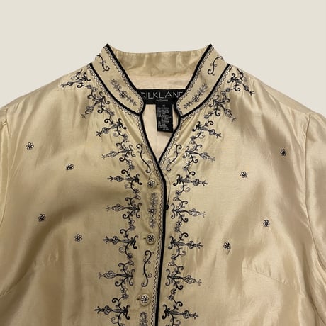[USED] SILK CHINA JACKET🌼