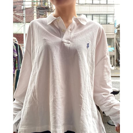 [USED] polo short丈 ロングスリーブ