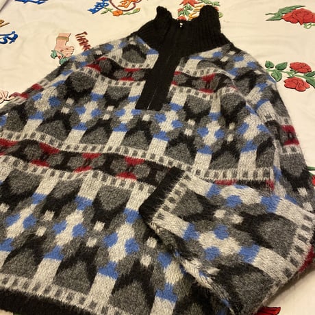 [USED] こっくり冬カラー🎿ハーフジップknit